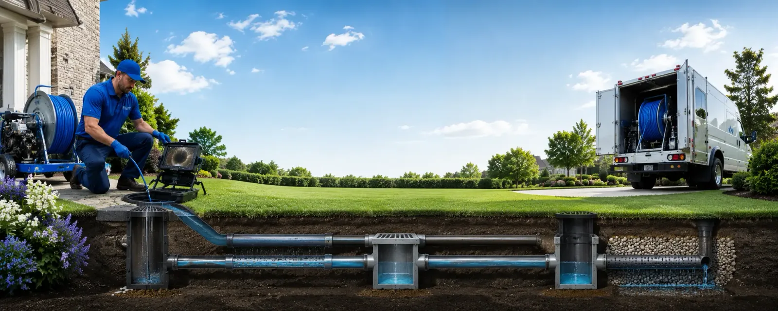 Outdoor drain cleaning information for Gruver, TX